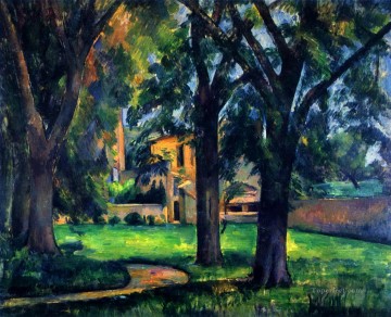 栗の木と農場ポール・セザンヌの風景 Oil Paintings